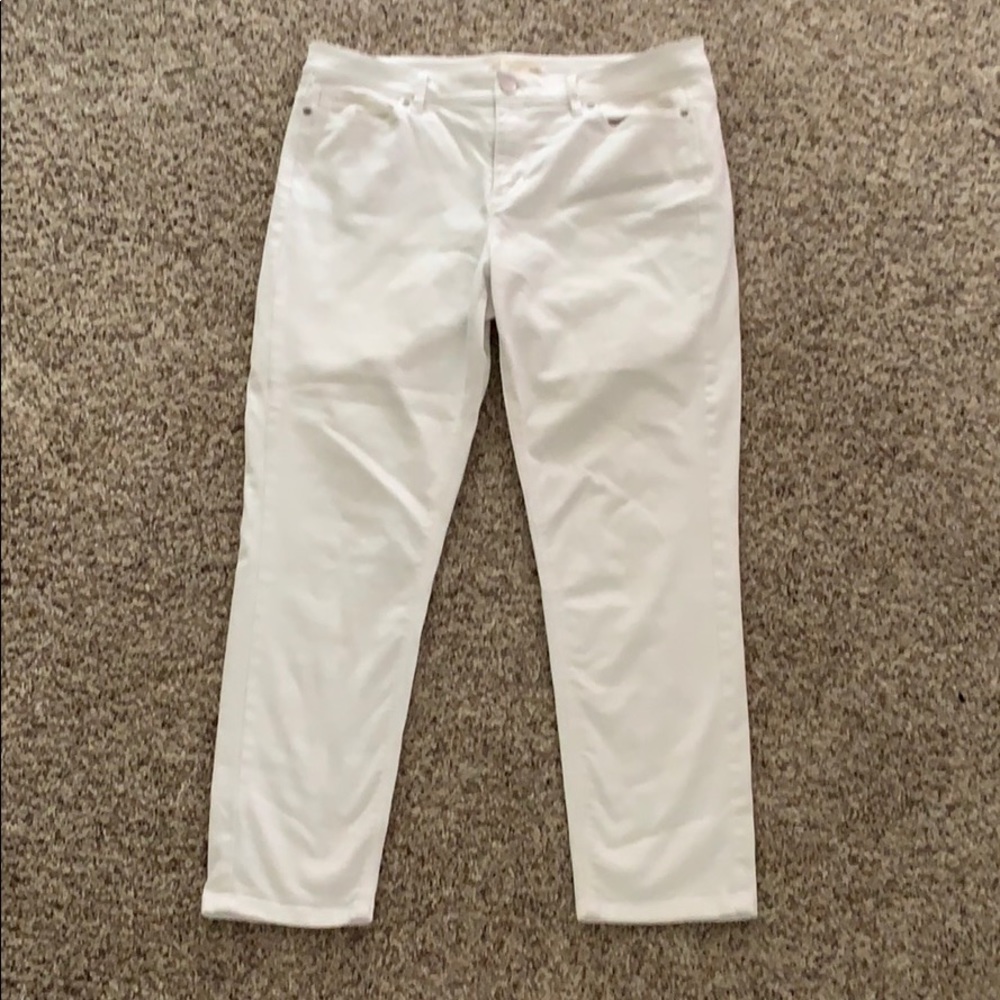 J Jill white jeans size 12